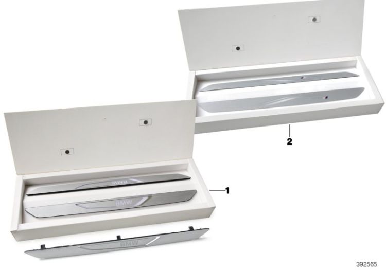 Illuminated door sill strip ->1293412