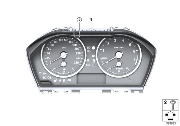 Instrument cluster ->53622620552