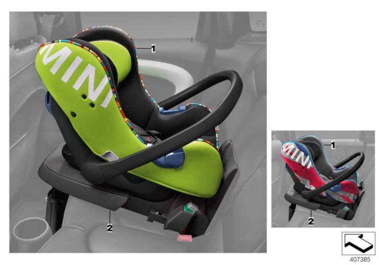 MINI baby seat 0+ ->47789033014