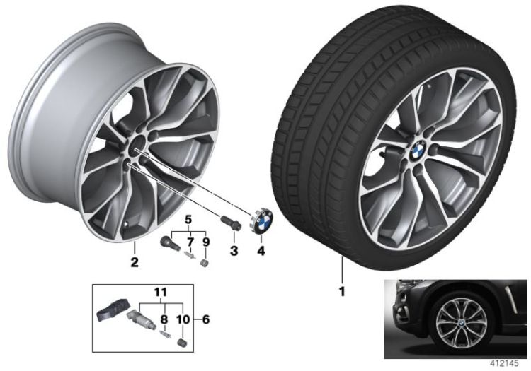 BMW LM Rad V- Speiche 597 - 20