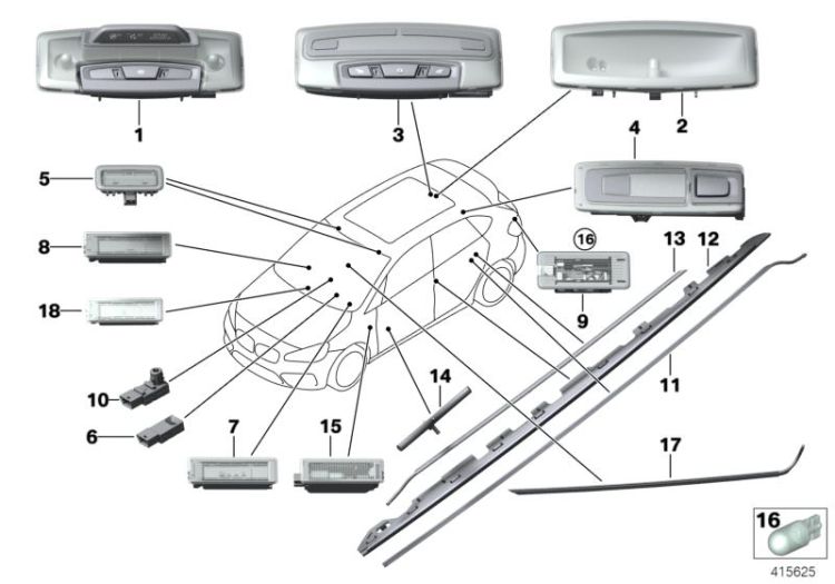 Various lamps ->56667631616