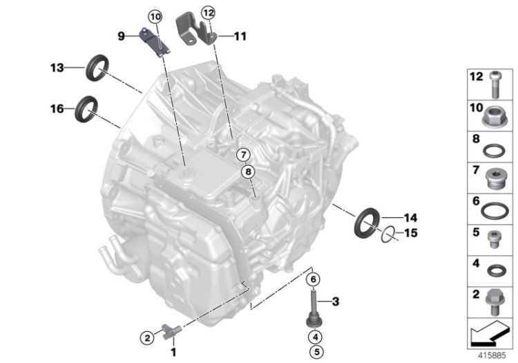 Tubo di troppopieno, numero 03 nell'illustrazione