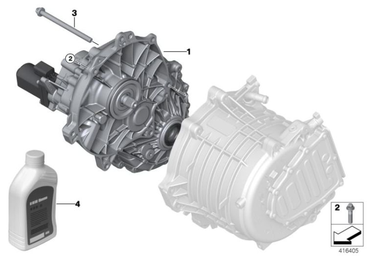 Electric gearbox / Mounting ->56361270079