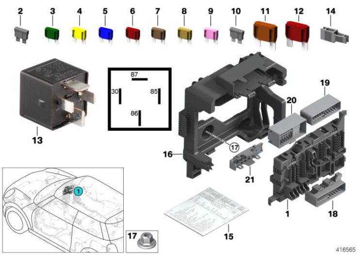 Power distribution box ->53621612801