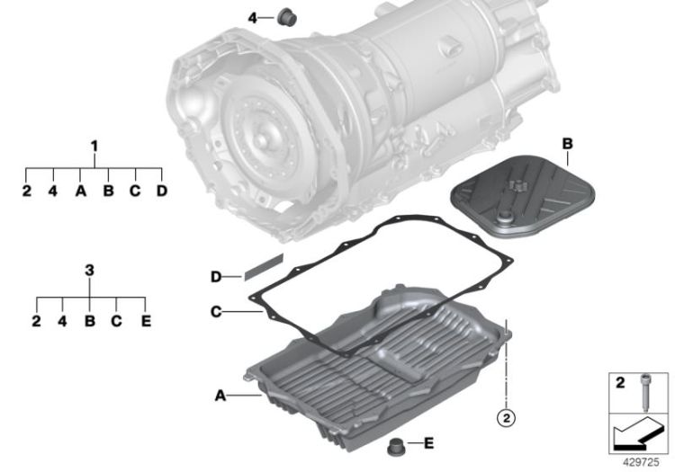 GA8HP75Z Oil pan ->57046241519