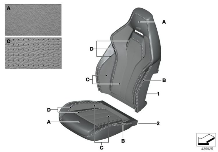 Indiv. cover, M multif. seat, climate ->57046911383