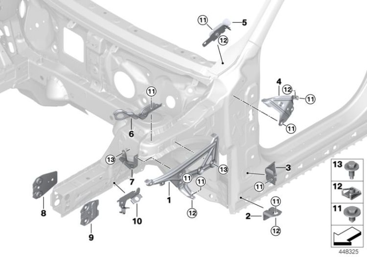 Front body bracket ->57445412497