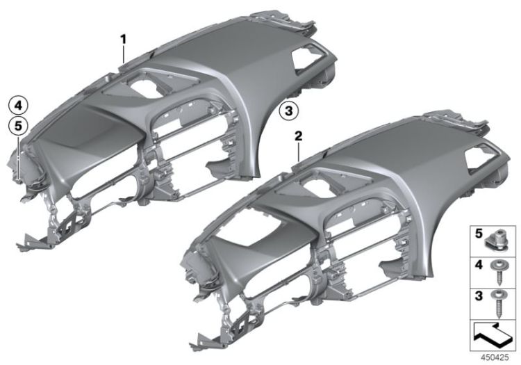 Verkleidung Instrumententafel ->54645518172