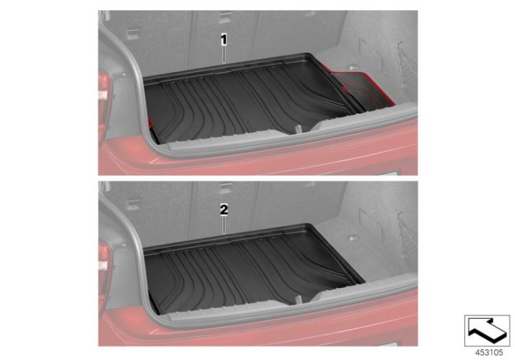Fitted luggage compartment mat ->1440540