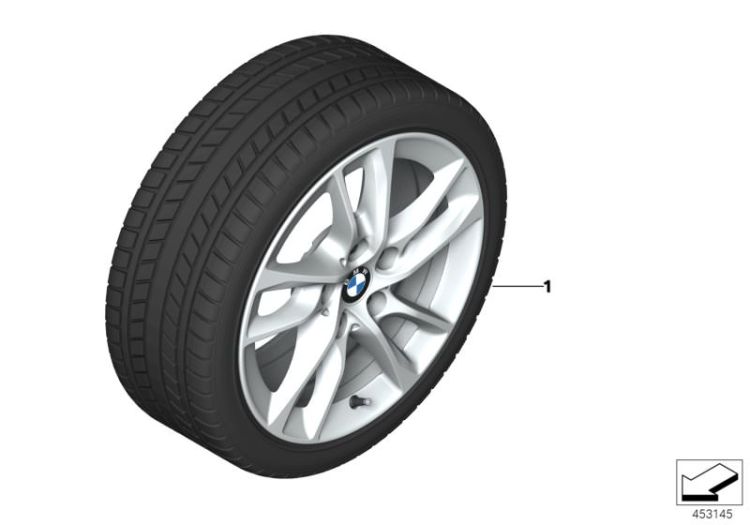 Winter wheel&tyre double spoke 474 ->47249410785
