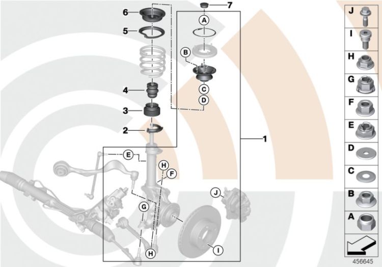 Repair kit, support bearing ->48480311224