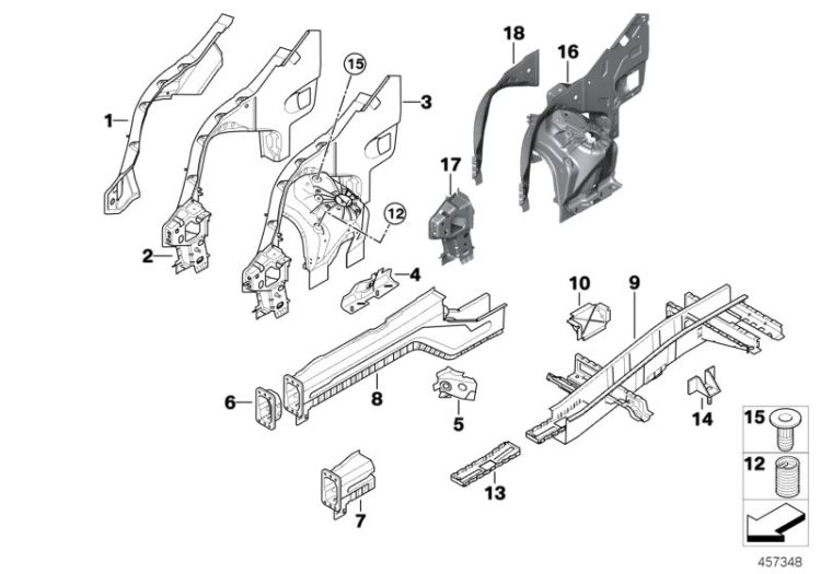 Wheelhouse/engine support ->50139411733