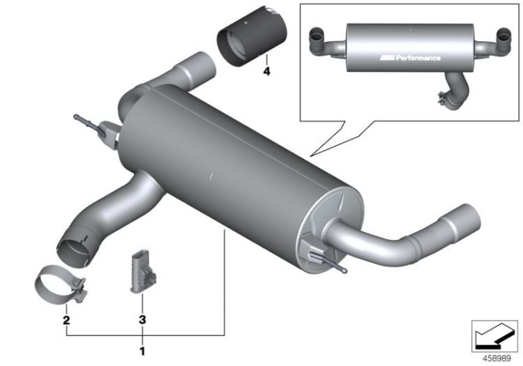 BMW M Performance silencer ->900310