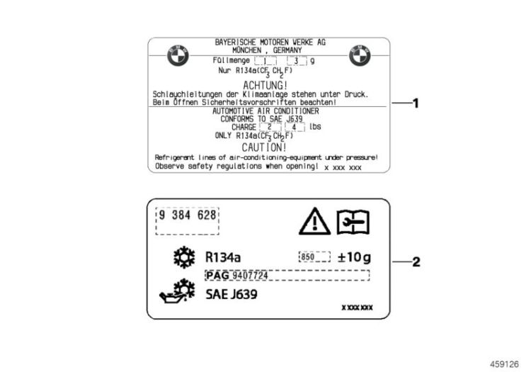 Label, coolant ->51261710615