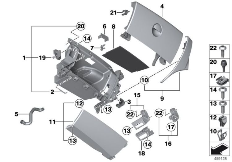 Glove box ->48480515710