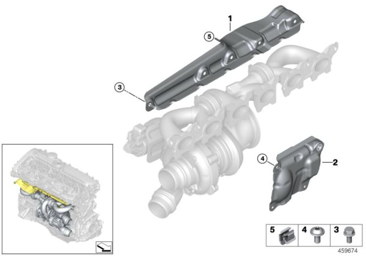 Turbocharger heat protection ->57313116462