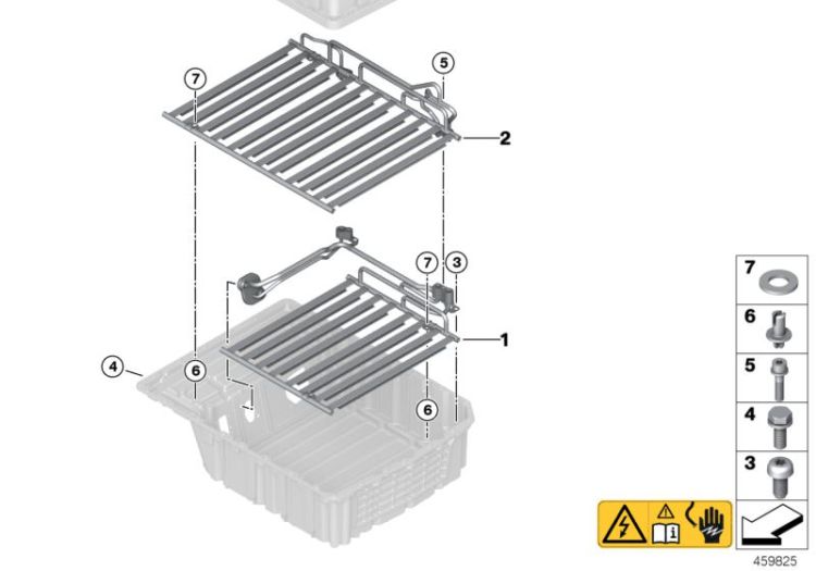 Radiator, high-voltage accumulator ->57401614538