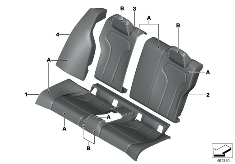 Individual Bezug Sitz hinten ->56449911417