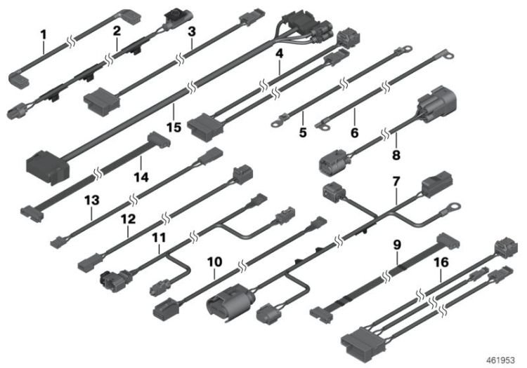 Various additional wiring sets ->50618612082