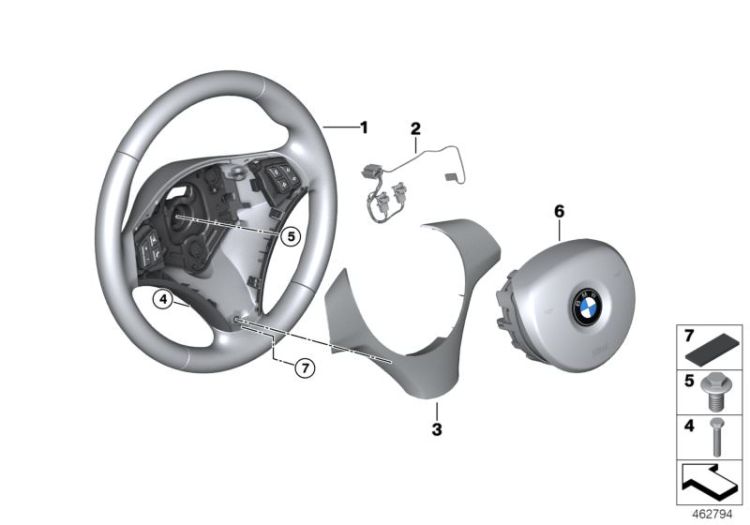 Airbag sports steering wheel ->48480321518