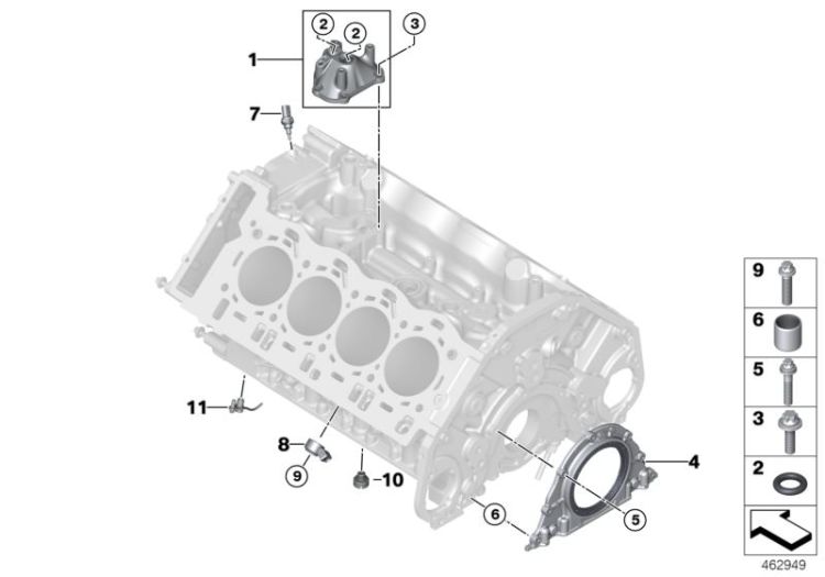 Pièces de bloc-moteur ->50904114164