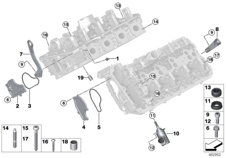 Zylinderkopf-Anbauteile ->53598115042