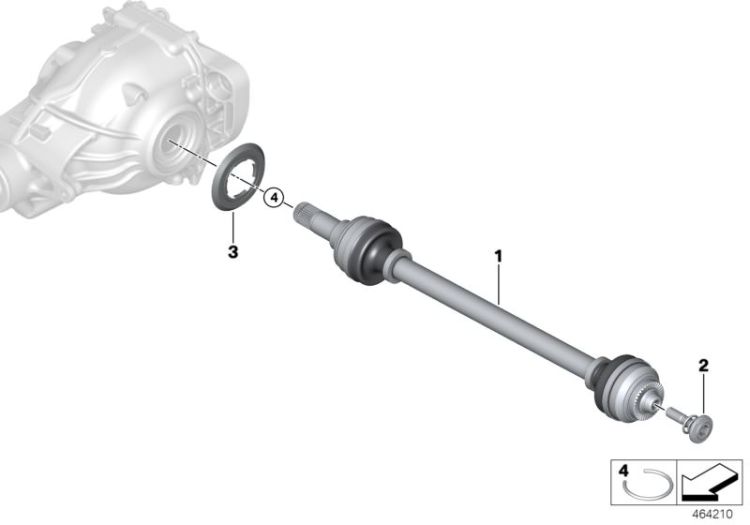 Output shaft ->60846332307