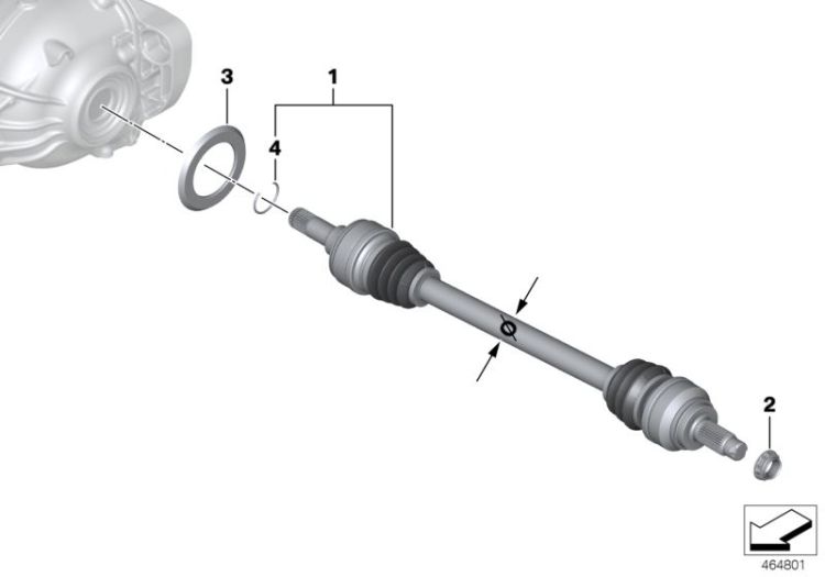 Output shaft ->