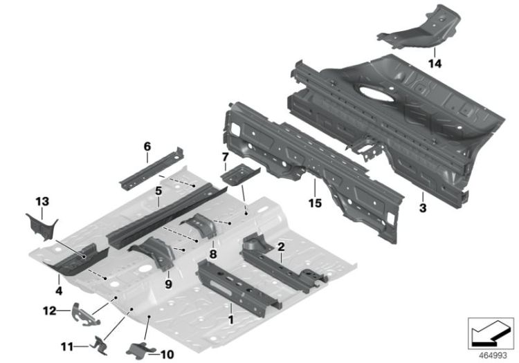 Partition trunk/Floor parts ->56281412297