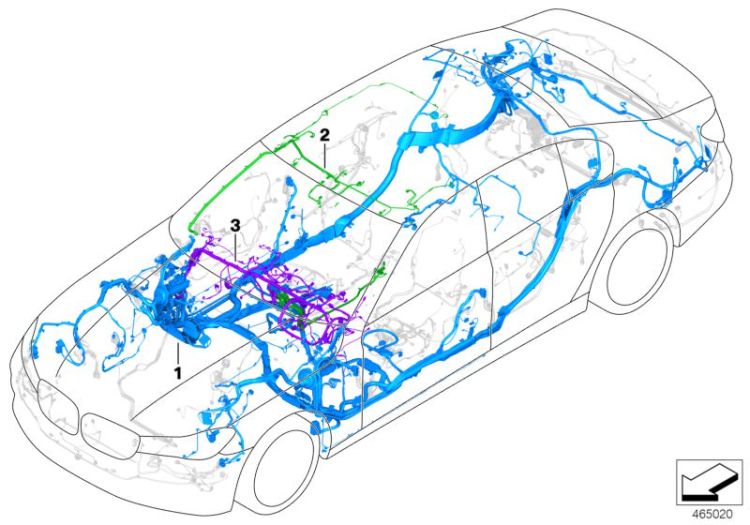 Main wiring harness, duplicate ->57459615106