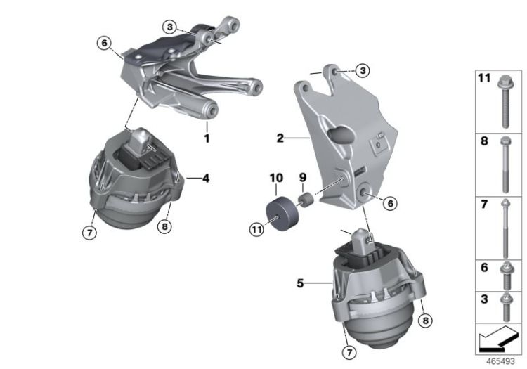 Motoraufhängung ->57551220252