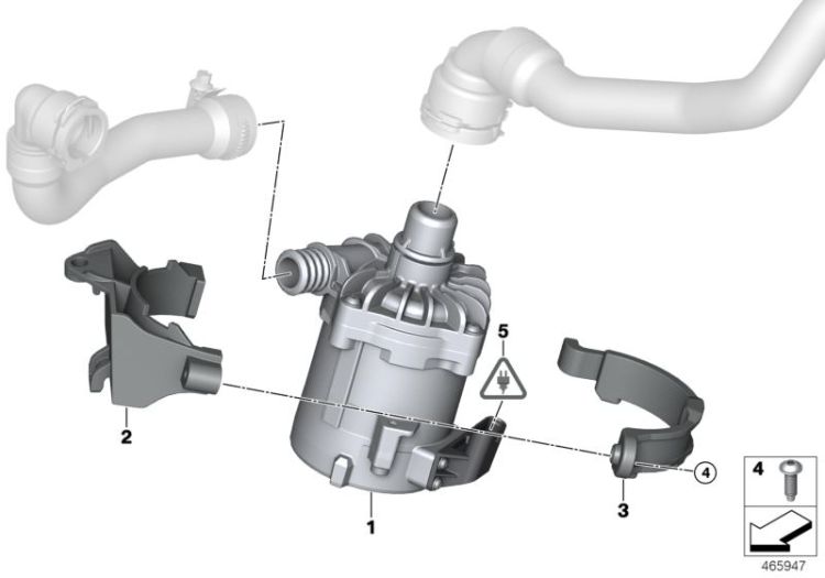 Electric coolant pump ->50904170465