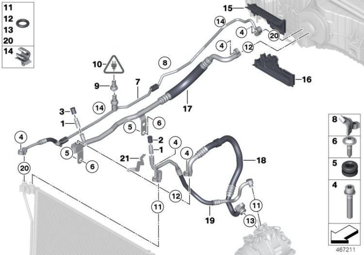 Coolant lines ->53598641905