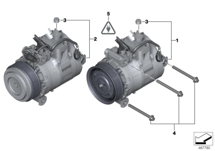 RP air conditioning compressor ->48482641494