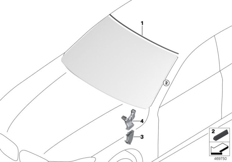 Glazing, mounting parts ->57459512290