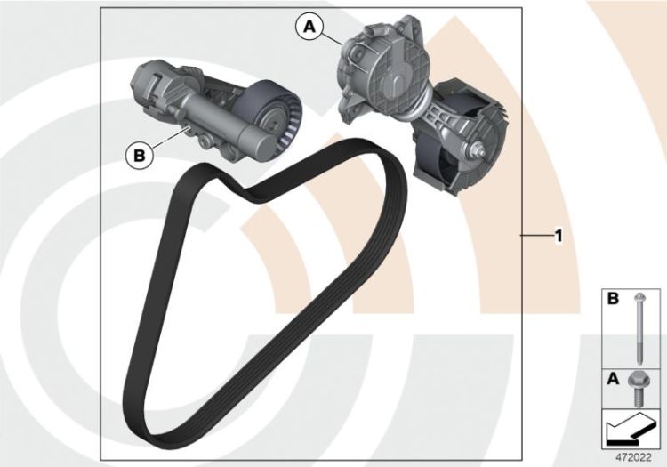 Repair kit, belt drives, Value Line ->50618116647