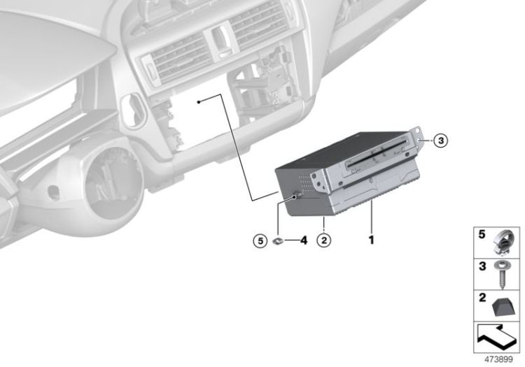 Headunit High 2, Nummer 01 in der Abbildung