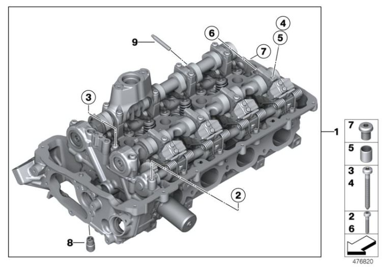 Cylinder head ->50904114168