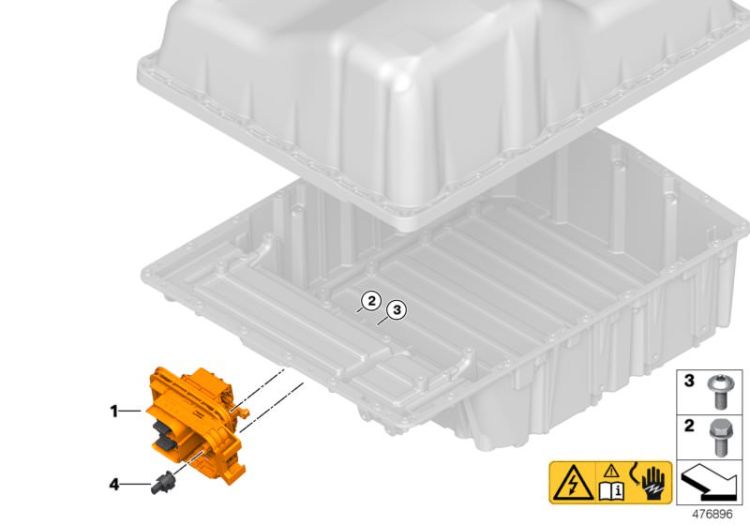 Hochvolt-Batterie Stecker ->56361614338