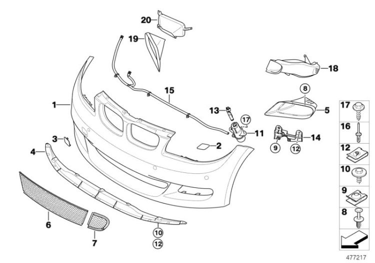 BMW Performance Aerodynamik Front ->48922030138