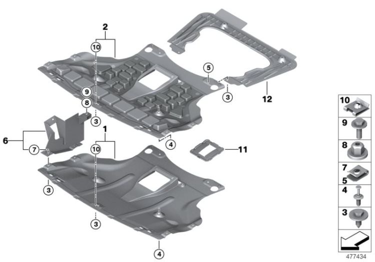 Underbonnet screen ->47789515192