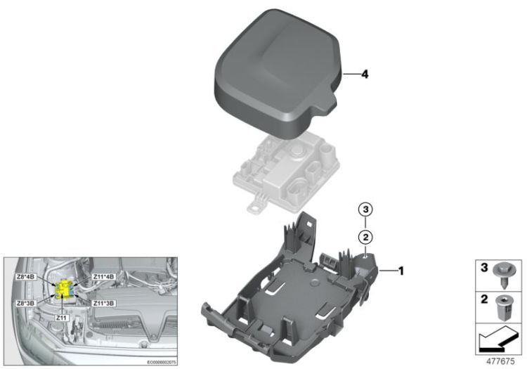 Supply module Z11 mounted parts ->53622615318