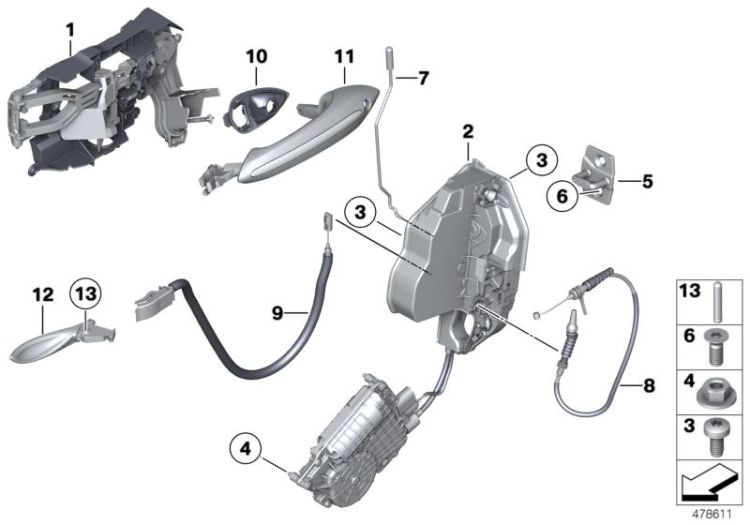 Locking system, door, front ->52148517830