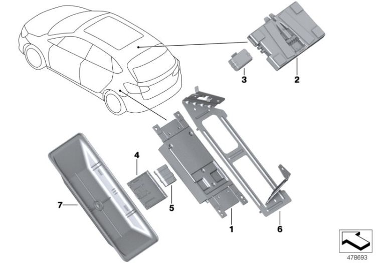 Telematics control unit ->56427841120