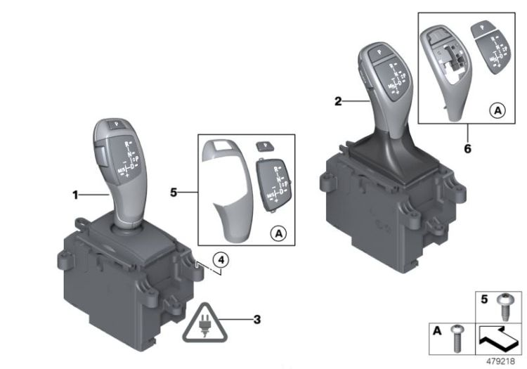 Interruptor selección de marchas ->53621250519