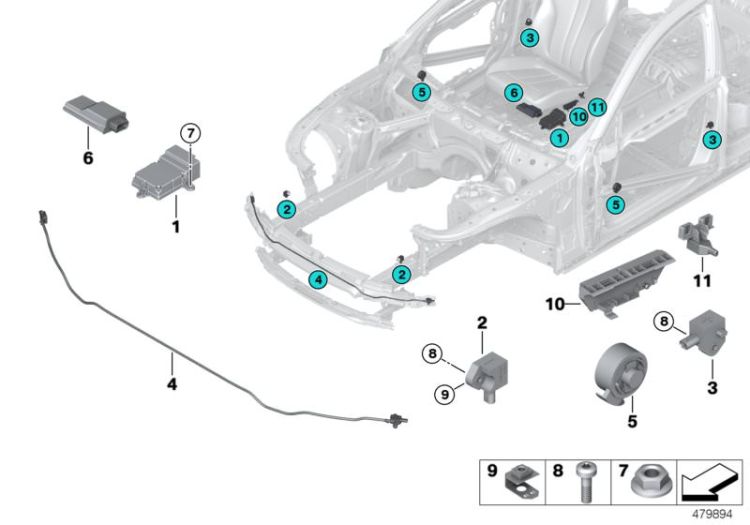 Electric parts, airbag ->58523652647