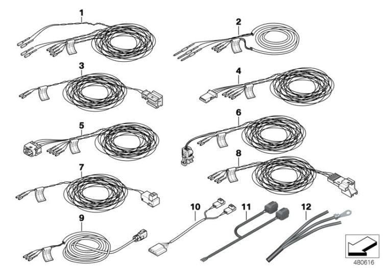 Câble rép. Cockpit BFA/boîtier de cde, numéro 10 dans l'illustration