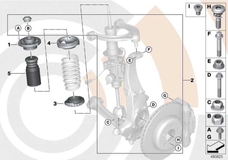 Installation kit support bearing ->52546311383