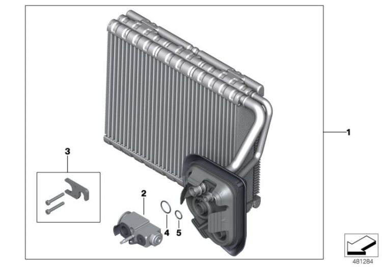 Evaporator / Expansion valve ->47750641339