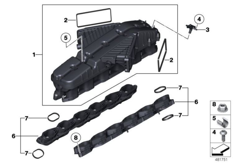 Intake manifold system ->58384116800